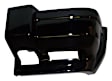 5DY01DX8AB Front, Driver Side Bumper End, Gloss Black Plastic