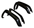 1997 Jeep Cherokee - Front and Rear, Driver and Passenger Side, Fender Flares, Black