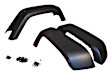 2017 Jeep Wrangler - Front and Rear, Driver and Passenger Side, Fender Flares, Black