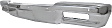 Front Bumper, Chrome, With License Plate Provision, Without Molding Holes, Without Mounting Brackets