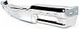 Front Bumper, Chrome, With Molding Holes, Without Mounting Brackets