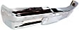 Front Bumper, Chrome, With Molding Holes, Without Mounting Brackets