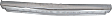 Rear Bumper, Chrome, With Molding Holes, Without Mounting Brackets