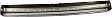 Rear Bumper, Chrome, With Molding Holes, Without Mounting Brackets