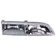Passenger Side Headlight, with Bulb, Halogen, Clear Lens