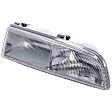Passenger Side Headlight, with Bulb, Halogen, Clear Lens