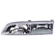 Driver Side Headlight, with Bulb, Halogen, Clear Lens