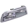 Driver Side Headlight, with Bulb, Halogen, Clear Lens