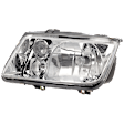 2001 Volkswagen Jetta - Driver Side Halogen Headlight, Without bulb(s), 2002 Style, OE Replacement