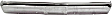 Front Bumper, Chrome, With License Plate Bracket, Without Molding Holes, Without Mounting Brackets
