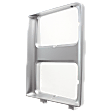 Passenger Side Headlight Door, Silver