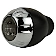 68085312AB Shift Knob - Black Chrome, Direct Fit, Sold Individually
