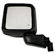 2023 Jeep Gladiator - Driver Side Mirror, Power, With  s, Without Blind Spot Detection, Power Adjust, Heated, Black, Non-Folding, No Signal Light, No Blind Spot Feature, No Memory, No Puddle Light, No Auto-Dimming