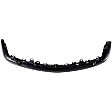 Front Bumper, Painted Black, Without Mounting Brackets, Without Molding Holes