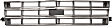 Grille Assembly, Chrome Shell and Insert