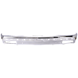 Front Bumper, Chrome, With Molding Holes, Without Mounting Brackets