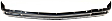 Front Bumper, Painted Black, With License Plate Provision, With Molding Holes, Without Mounting Brackets