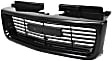1998-2004 GMC Sonoma - Grille Assembly, Textured Black Shell and Insert