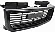 1998-2004 GMC Sonoma - Grille Assembly, Textured Black Shell and Insert