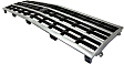 Replacement® 1990 Chevrolet R1500 Suburban Silverado - Grille, Silver Shell with Gray Insert, For Models With Single Headlights 6977