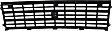 Replacement® 1990 Chevrolet R1500 Suburban Silverado - Grille, Silver Shell with Gray Insert, For Models With Single Headlights 6977