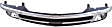 Grille, Chrome Shell with Black Insert, 6 Cyl., 4.3L Engine