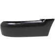 Front, Driver Side Bumper End, Primed Plastic