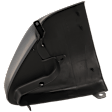 Rear, Driver Side Bumper End, Primed Plastic
