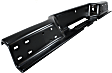 Step Bumper, Powdercoated Black Face Bar Only; With pad provision Without mounting bracket(s)