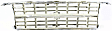 Grille Assembly, Chrome Shell with Painted Gray Insert