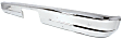 Step Bumper, Chrome Face Bar Only; With pad provision Without mounting bracket(s)