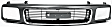 1995 GMC Sonoma SLE - Grille, Painted Silver Shell with Painted Gray Insert, For Models With Composite Headlights