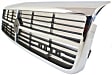 Grille, Chrome Shell with Painted Black Insert, Base Model