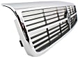 Grille, Chrome Shell with Painted Black Insert, Base Model