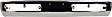 1996-1997 Nissan Pickup - Front Bumper, Chrome, Without Mounting Brackets, 4 Cyl., 2.4L Engine
