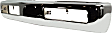 1996-1997 Nissan Pickup - Front Bumper, Chrome, Without Mounting Brackets, 4 Cyl., 2.4L Engine