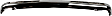 1996-1997 Nissan Pickup - Front Bumper, Chrome, Without Mounting Brackets, 4 Cyl., 2.4L Engine