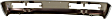 1996-1997 Nissan Pickup - Front Bumper, Chrome, Without Mounting Brackets, 4 Cyl., 2.4L Engine