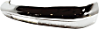 Front Bumper, Chrome, Without Mounting Brackets, With Molding Holes