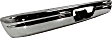Rear Bumper, Chrome, With Molding Holes, Without Mounting Brackets, Base Model