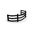 74802-01A Bed Extender - Powdercoated Black, Aluminum, Direct Fit, Sold Individually
