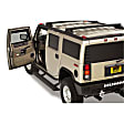 2003 Hummer H2 - PowerStep Series, Running Boards, Powdercoated Black, Powered, Aluminum, Set of 2