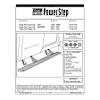 75118-01A PowerStep Series Running Boards, Powdercoated Black Powered Aluminum Set of 2