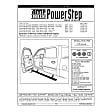 75126-01A PowerStep Series Running Boards, Powdercoated Black Powered Aluminum Set of 2