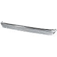 Rear Bumper, Chrome, Without Mounting Brackets, Without Molding Holes