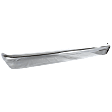 Rear Bumper, Chrome, Without Mounting Brackets, Without Molding Holes