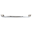 Rear Bumper, Chrome, Without Mounting Brackets, Without Molding Holes
