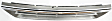 1996 Ford E-350 Econoline Base - Grille, Chrome Shell with Painted Gray Insert