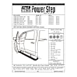 76138-01A PowerStep Series Running Boards, Powdercoated Black Powered Aluminum Set of 2