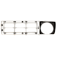 Driver Side Grille Assembly, Silver Shell and Insert, Grille
